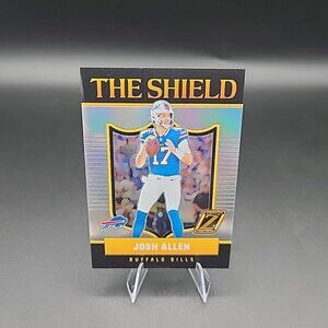 Josh Allen CASE HIT 2024 Zenith The Shield Ultra Rare SSP #15 Buffalo Bills